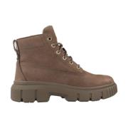 Timberland Greyfield Mid Snörstövlar Brown, Dam