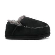 UGG Svarta Slip-On Sandaler med Faux-Fur Foder Black, Herr