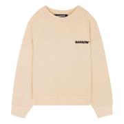 Barrow Ikonisk bokstavströja Beige, Unisex