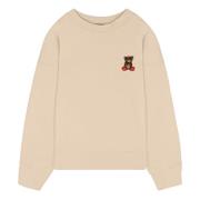 Barrow Ikonisk Teddy tröja Beige, Unisex