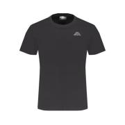 Kappa Svart Bomull T-shirt Black, Herr