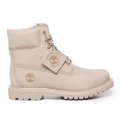 Timberland Ankelboots med vadderad kant Beige, Dam