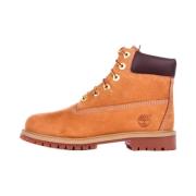 Timberland Junior Mocka Logo Stövlar Gummisula Brown, Herr