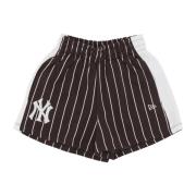 New Era MLB Livsstil Shorts Brun/Vit Black, Dam