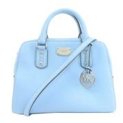 Michael Kors Pre-owned Pre-owned Laeder handvskor Blue, Dam