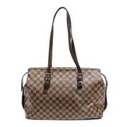 Louis Vuitton Vintage Pre-owned Canvas louis-vuitton-vskor Brown, Dam