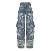 The Attico Bleach Blue Jeans för Kvinnor Blue, Dam