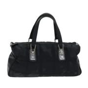 Chanel Vintage Pre-owned Nylon handvskor Black, Dam