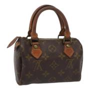 Louis Vuitton Vintage Pre-owned Canvas handvskor Brown, Dam