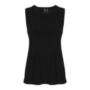 Norma Kamali Swing Top Black, Dam