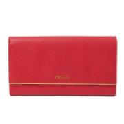 Prada Vintage Pre-owned Laeder plnbcker Red, Dam