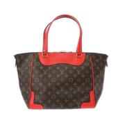 Louis Vuitton Vintage Pre-owned Tyg louis-vuitton-vskor Brown, Dam