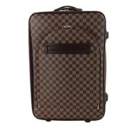 Louis Vuitton Vintage Pre-owned Belagd canvas resvskor Brown, Dam