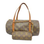 Louis Vuitton Vintage Pre-owned Tyg louis-vuitton-vskor Brown, Dam