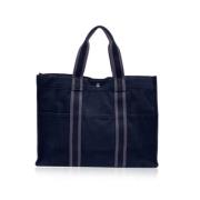 Hermès Vintage Pre-owned Bomull totevskor Black, Dam