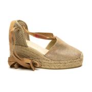 Espadrilles Platta Beige Skor Beige, Dam