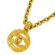 Chanel Vintage Pre-owned Guld chanel-smycken Yellow, Dam