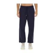 Autry Logo Joggingbyxor Regular Fit Bomull Blue, Herr