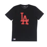 New Era Dodgers Logo Tee Navy/Red Black, Herr