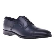 Baldinini Lace-ups in dark blue leather Blue, Herr