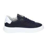 Philippe Model Läder Herr Sneakers Snygga Skor Blue, Herr