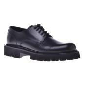 Baldinini Lace-ups in black leather Black, Herr