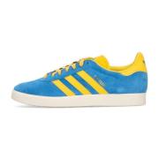 Adidas Guld Låg Sneaker med Mocka Överdel Blue, Herr