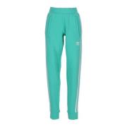 Adidas Grön Fleece Tracksuit Byxor med 3-ränder Green, Herr