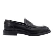 Dolce & Gabbana Svarta Loaferskor med Metallmonogram Black, Herr