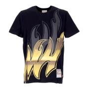 Mitchell & Ness Miami Heat Hardwood Classics Tee Black, Herr