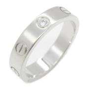 Cartier Vintage Pre-owned Vitt guld ringar Gray, Dam