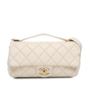 Chanel Vintage Pre-owned Laeder chanel-vskor White, Dam