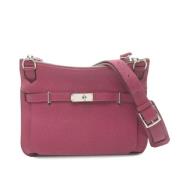 Hermès Vintage Pre-owned Laeder crossbodyvskor Purple, Dam