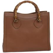 Gucci Vintage Pre-owned Laeder handvskor Brown, Dam