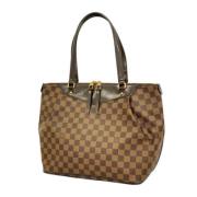 Louis Vuitton Vintage Pre-owned Tyg louis-vuitton-vskor Brown, Dam