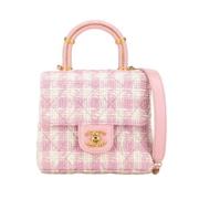 Chanel Vintage Pre-owned Tyg chanel-vskor Pink, Dam