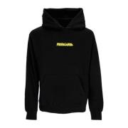 Propaganda Svart Demons Hoodie med Revben Black, Herr