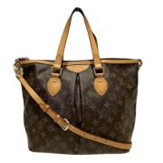 Louis Vuitton Vintage Pre-owned Tyg louis-vuitton-vskor Brown, Dam