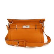 Hermès Vintage Pre-owned Laeder crossbodyvskor Orange, Dam