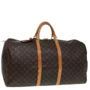 Louis Vuitton Vintage Pre-owned Canvas resvskor Brown, Dam