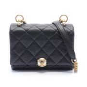 Chanel Vintage Pre-owned Laeder axelremsvskor Black, Dam