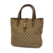 Gucci Vintage Pre-owned Canvas gucci-vskor Brown, Dam