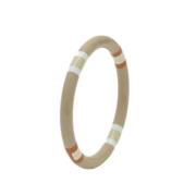 Hermès Vintage Pre-owned Tyg armband Beige, Dam