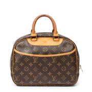 Louis Vuitton Vintage Pre-owned Canvas handvskor Brown, Dam