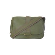 Hermès Vintage Pre-owned Tyg axelremsvskor Green, Dam