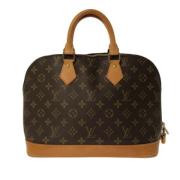 Louis Vuitton Vintage Pre-owned Canvas handvskor Brown, Dam