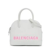 Balenciaga Vintage Pre-owned Laeder axelremsvskor White, Dam