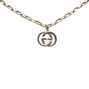 Gucci Vintage Pre-owned Silver halsband Gray, Dam