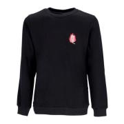 Dolly Noire Svart Crewneck Sweatshirt Stay On Fire Black, Herr