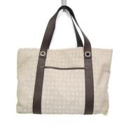 Bvlgari Vintage Pre-owned Canvas totevskor Beige, Dam